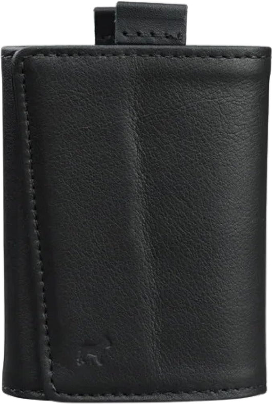 The Frenchie Co. - Speed Wallet Mini - Ultra-Slim RFID Card Holder - Quick-Access Pull Tab, Front Pocket Minimalist Design - Full-Grain Italian Leather