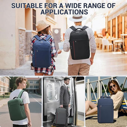 Kono Backpack Carry-on Bag 40x20x25 Carry-on Bag Airplane Travel 20L, 15.6-inch Laptop Backpack, for Men Women, Navy