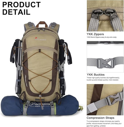 MOUNTAINTOP 25L/40L Hiking Backpack,Lightweight Travel Backpack for Men Women Outdoor Backpacking, Camping