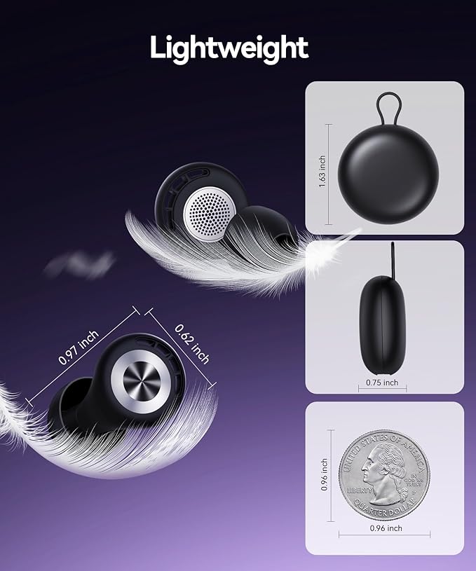 Ear Plugs for Sleeping Noise Cancelling 50dB Concert Earplugs for Noise Reduction Reusable Soft Silicone Ear Plugs for Snoring Shooting Work Motorcycle Airplane Musician with 7 Eartips Case Black