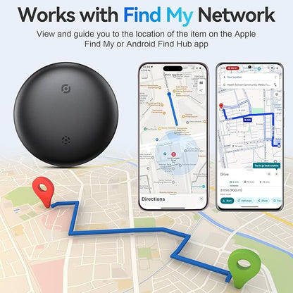 Air Tracker Tags for Android or iOS, Dual System Air Smart Tags-4 Pack, Compatible with iOS Find My or Google'S Find Hub App, Bluetooth Tracker Tag Item Finder for Keys,Luggages,Backpack,Wallet