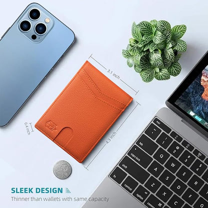 Zitahli Money Clip Wallets for Men,Slim Bifold Wallet 10-12 Cards, Mens Leather Wallet with ID Window,RFID Blocking Thin Minimalist Credit Card Holder,Gifts for Him