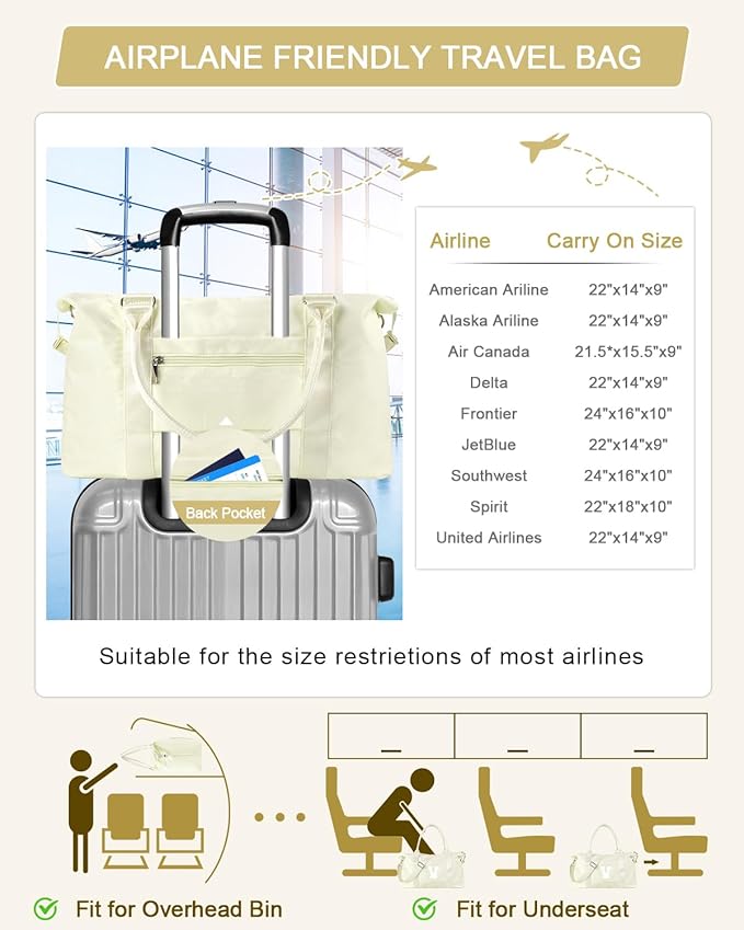 Initial Travel Duffel Bag Sports Gym Bag for Kids Teen Birthday Gifts,Beige Personalized Weekender Bag Carry On Dance Bags for Women Men,Waterproof Monogram Overnight Bag with Trolley Sleeve(Letter V)