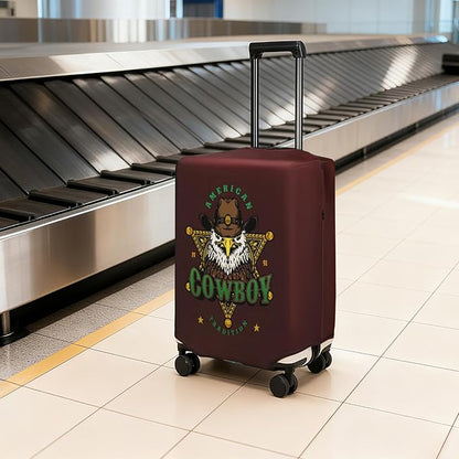 HYPER VENTURE Washable Luggage Cover - Fashion Suitcase Protector Fits 31-32 Inch Luggage (Eagle Glory, XL)