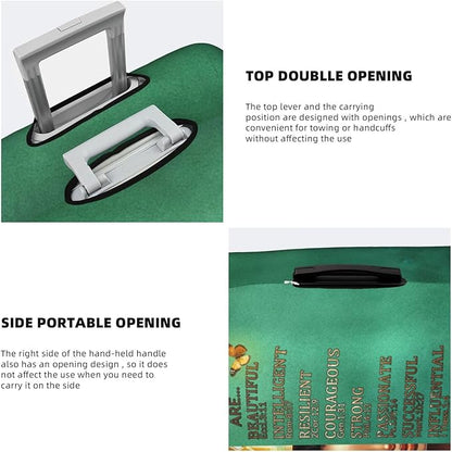 Suitcase covers for luggage tsa approved luggage cover for Suitcase Washable Suitcase Protector Anti-scratch Suitcase cover X-Large African American Woman