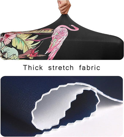 WUJIAONIAO Travel Luggage Cover Baggage Suitcase Cover Protector Skins 18-32 Inch (Flamingo A23, M (for 22-24 inch luggage))