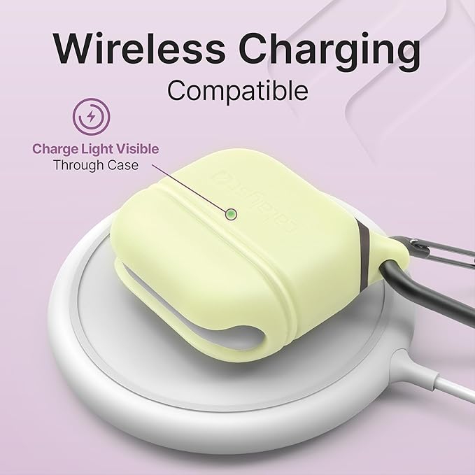 Catalyst Waterproof Case for AirPods 3rd Generation (2021) - Wireless and USB-C Charging Compatible AirPods 3rd Generation Case, Drop Protection Cover for AirPods 3 One Piece Design with Carabiner