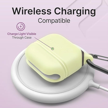 Catalyst Waterproof Case for AirPods 3rd Generation (2021) - Wireless and USB-C Charging Compatible AirPods 3rd Generation Case, Drop Protection Cover for AirPods 3 One Piece Design with Carabiner