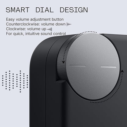 CMF Buds Pro 2 Wireless Earbuds with Smart Dial, 50dB Hybrid Noise Cancelling Earbuds Wireless Bluetooth 5.3, 11mm Bass with LDAC, 6 Hi-Res Audio Mics, 43H Playtime, Fast Charging Case, Dark Grey