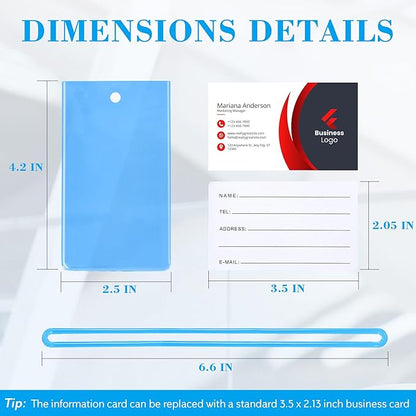 100 Pack Luggage Tags for Suitcases, Airplane Travel Essentials for Flying, International Travel Must Haves, and Luggage Accessories by Sodsay