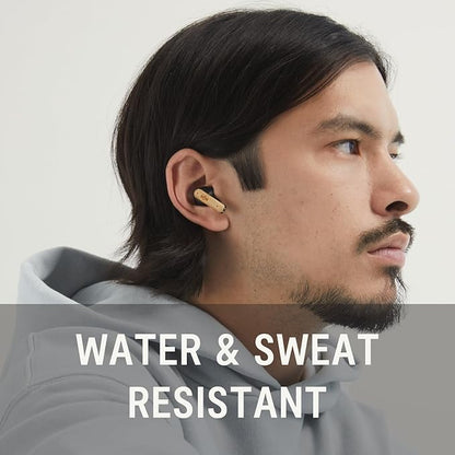 House of Marley Little Bird True Wireless Earbuds, Touch Controls, Built-in Mic, 24 Hours Playtime with Case, USB-C Quick Charge, Sustainable Materials, Movie and Gaming Mode, Black