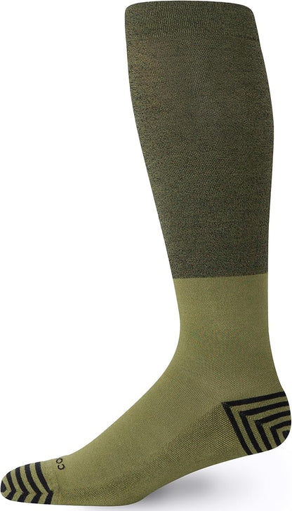 Comrad CloudCotton Knee High Socks - 15-20mmHg Graduated Compression Socks - Combed Cotton Support Socks