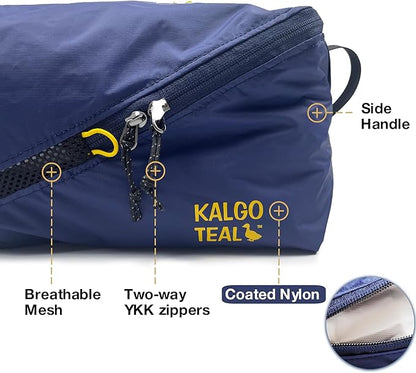 Ultralight Travel Shoe Bag 10L, Fits 2 Pairs Shoes, Large Water-Resistant Packing Cube.