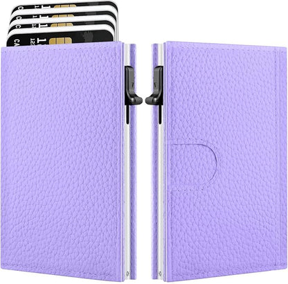 Women's Small Wallet - Sleek & Secure - RFID Blocking Compact Wallet with Slim Lightweight Pop Up Credit Card Holder, Premium Leather Capacity 11+ Cards Plus Cash & ID, Gift for Her