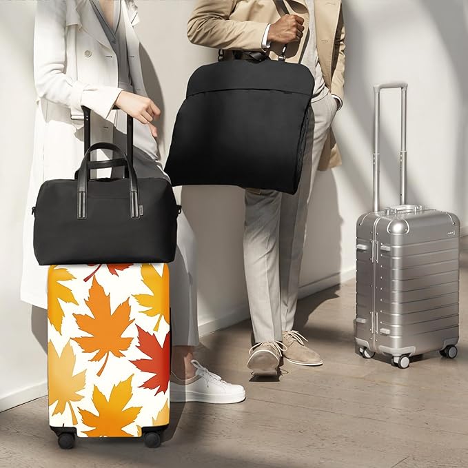 ANNA QUEEN Travel Luggage Cover Suitcase Protector Suitcase Cover Anti-Scratch,Stretchable Bag Cover Washable Durable Polyester with Elastic Hem with Zipper Closure