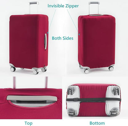 Travelkin Luggage Covers For Suitcase Tsa Approved,Suitcase Cover Protector Fit 18-32 Inch Luggage