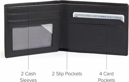 TUMI - Nassau Double Billfold Wallet - Men's Premium Leather Card Holder - RFID Protection