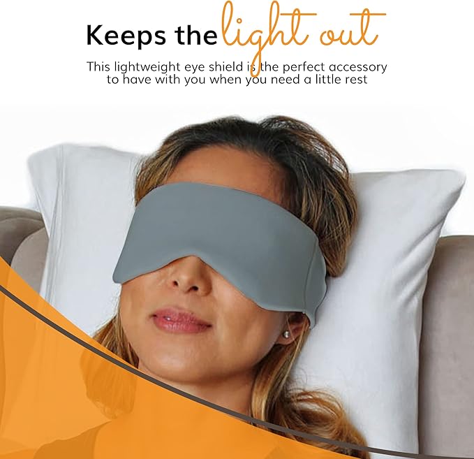 Happyluxe Escape Sleep Mask - Buttery Soft Airplane Eye Mask for Sleeping or Napping in Bed. Machine Washable. - Sage Green, Made in USA