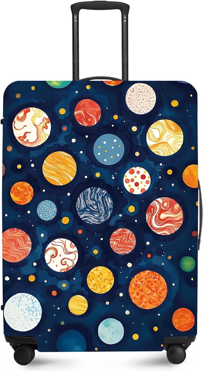 ANNA QUEEN Travel Luggage Cover Suitcase Protector Suitcase Cover Anti-Scratch,Stretchable Bag Cover Washable Durable Polyester