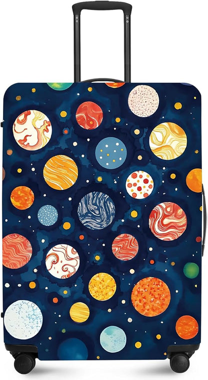 ANNA QUEEN Travel Luggage Cover Suitcase Protector Suitcase Cover Anti-Scratch,Stretchable Bag Cover Washable Durable Polyester