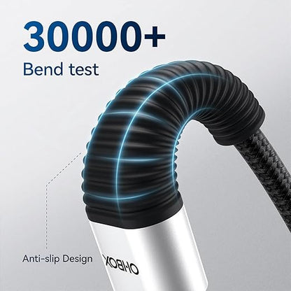 iPhone Charger 3 Pack 6 Ft [Apple MFi Certified] USB to Lightning Cable Fast Charging Cord Compatible with iPhone14/13/12/11 Pro Max/Pro/XS Max/XS/XR/X/8 Plus/8/7/iPad/iPod/AirPods, Black