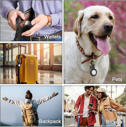 Key Finders & Trackers Works with Apple Find My (iOS Only) is Perfect for locating Keys, Luggage, Backpacks, and Pets. These Item Finders Feature Replaceable Batteries, Loud beeps, and Tracking