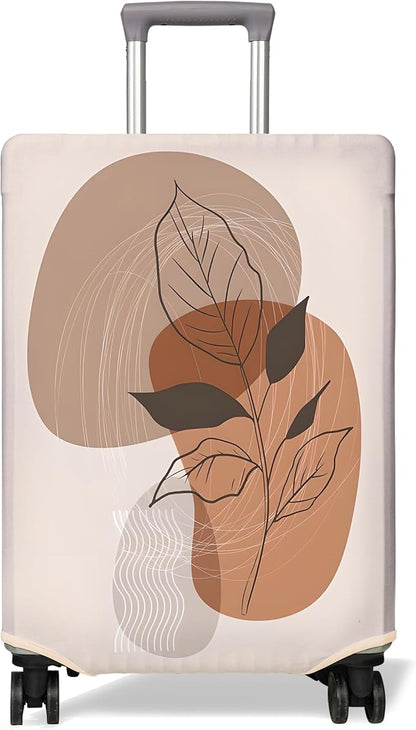 Travel Luggage Cover Suitcase Protector Fits 18-32 Inch Wheel Covers PatternedTravel Related Items Flower Luggage Protector Elastic XL