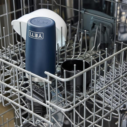 YETI Rambler 12 oz Travel Bottle, Stainless Steel, Vacuum Insulated with Leakproof Commuter Cap, Navy