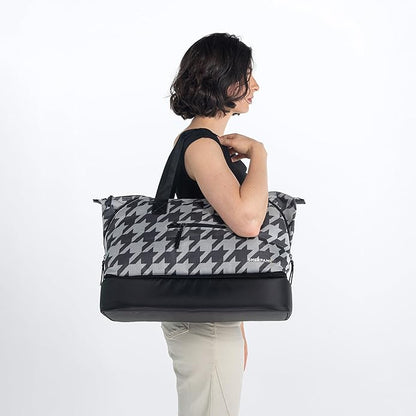 Sherpani Boston, Anti Theft Weekender Bags, Travel Duffel Bag, Carry On Tote Bag with Removable Shoe Bottom Compartment