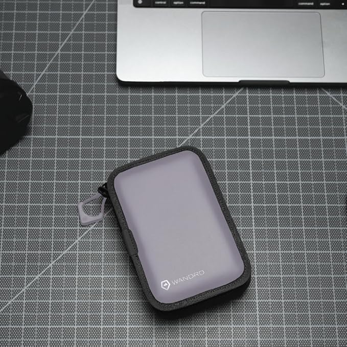 WANDRD Memory Card Case - Durable SD, Micro SD Card Holder for Creators | Camera Accessories & Electronics Organizer for Travel (Uyuni Purple)