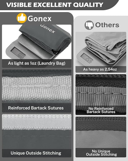 Compression Packing Cubes, Gonex Extensible Storage Mesh Bags Organizers