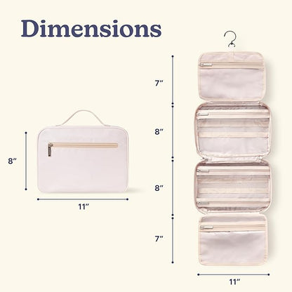 VANDEL Waterproof Hanging Toiletry Bag for Travelling, Hanging Makeup Organizer Bag, Cosmetic Travel Bags for Women Travel Toiletry Bags, Makeup Case Toiletries Organizer Hygiene Bathroom Shower Caddy