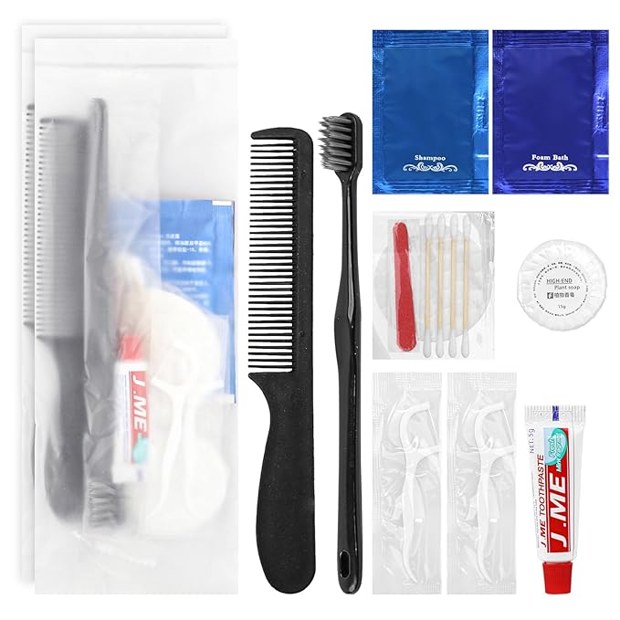 Hygiene Kit, Hygiene Kit Bulk, Individually Packed, The Travel Hygiene Kit Is Fully Equipped And Clean And Hygienic, Convenience Kits Suitable For Hotel, Camping, Home, Travel (15-PACK)