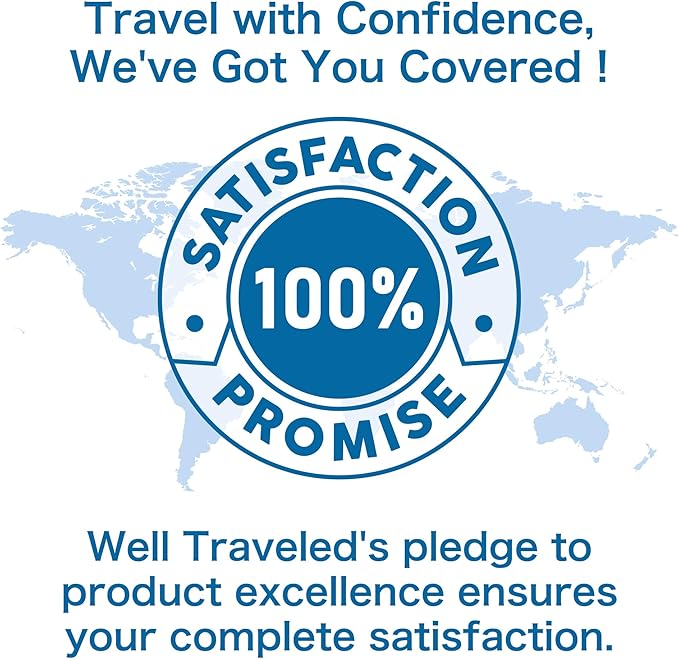 8-Piece Luxury Compression Packing Cubes & Bags for Travel – Maximize Space in Luggage with HybridMax Double-Capacity Design, 50 Luggage Tags, Deluxe Set, Lifetime Satisfaction Suitcase Organizer Bags