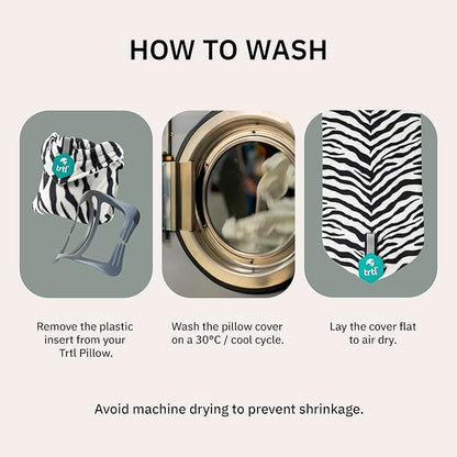 trtl Pillow Junior Kids Travel Pillow for Sleeping - with Built-in Head and Neck Support - Comfortable Kids Neck Pillow for Traveling - Compact and Machine-Washable - Aqua