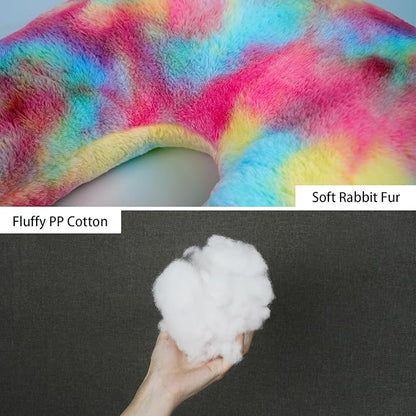 Car Pillow - Soft Adult and Child Car Sleeping Neck Head Support H-Shape Travel Pillow Cushion Car Seat Safety