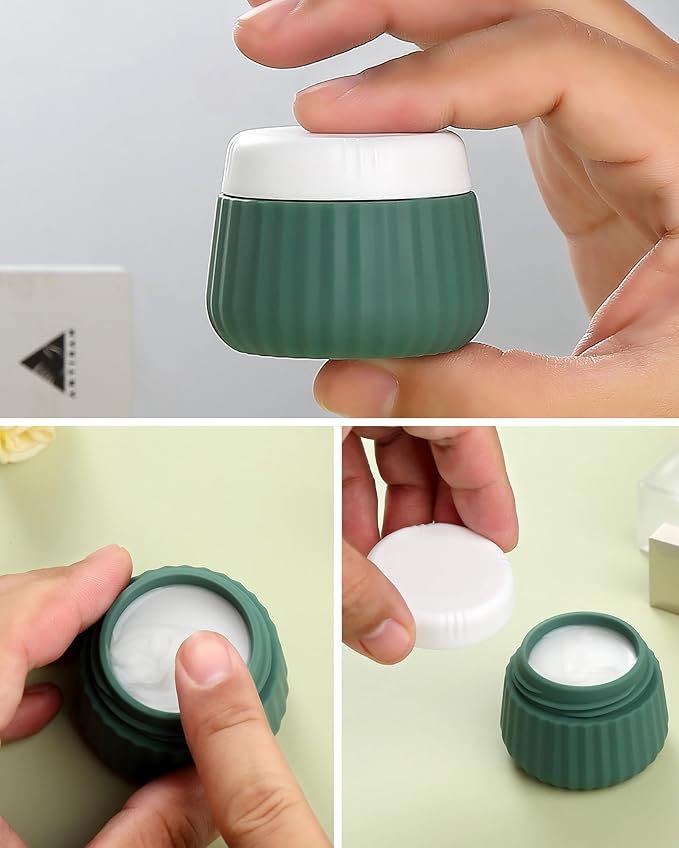 Travel Bottles for Toiletries 8 Pack, TSA Approved 3 oz Travel Containers with Clear Bag, Leak Proof Silicone Squeezable Essentials Jars