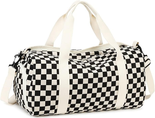 BLUBOON Duffle Bag Girls Kids Cute Gym Bag with Shoes Compartment & Wet Separation Waterproof Sports Overnight Travel Bag