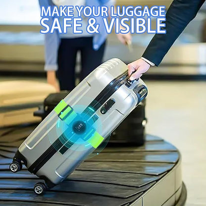 Personalised Luggage Straps with Locks for Suitcases, 2 Pack - Custom Luggage Strap with Name Embroidery, Thick Luggage Belt, Travel Suitcase Identity Straps Stitched, Heavy Duty Lockable Luggage