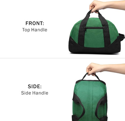 BuyAgain Duffle Bag, 12" Small Mini Travel Carry On Sport Duffel Gym Bag with Top Handle