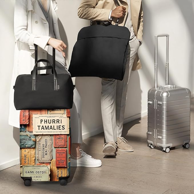 ANNA QUEEN Travel Luggage Cover Suitcase Protector Suitcase Cover Anti-Scratch,Stretchable Bag Cover Washable Durable Polyester with Elastic Hem with Zipper Closure