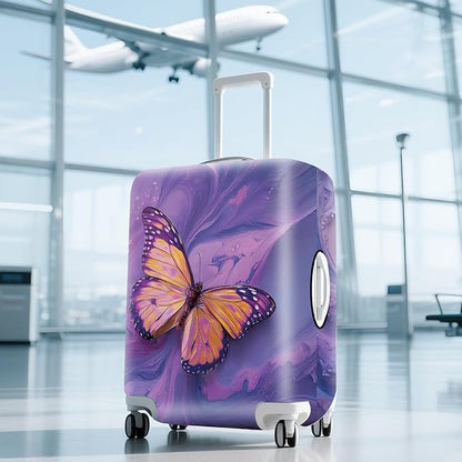ANNA QUEEN Travel Luggage Cover Suitcase Protector Suitcase Cover Anti-Scratch,Stretchable Bag Cover Washable Durable Polyester