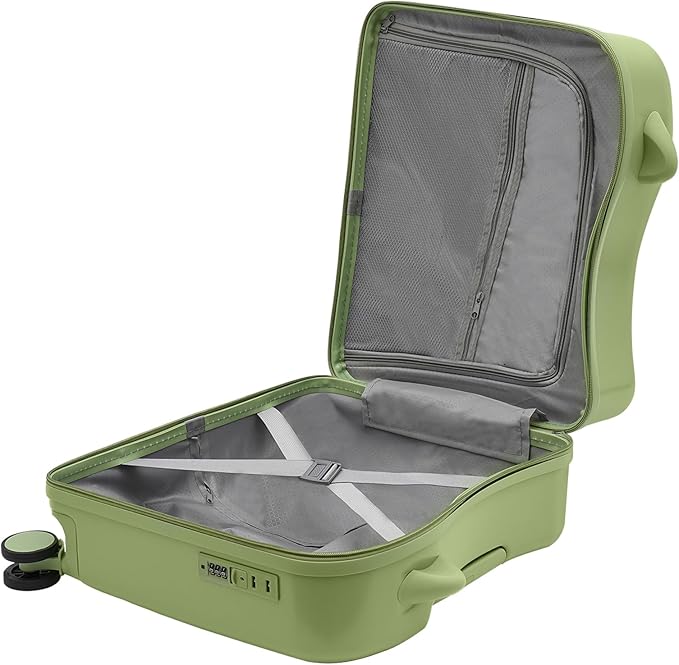 18" Kids Luggage Suitcase for Girls & Boys, Kids Carry On Luggage with Wheels Children’s Suitcase w/Lock (Green)