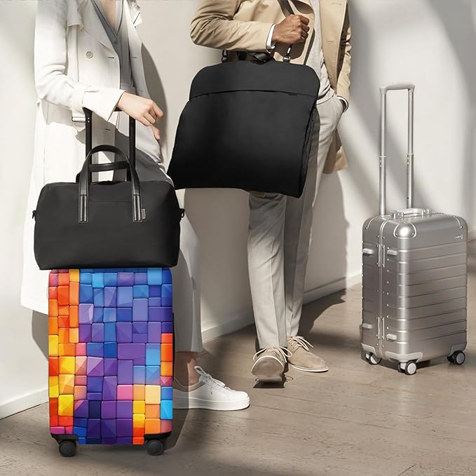 ANNA QUEEN Travel Luggage Cover Suitcase Protector Suitcase Cover Anti-Scratch,Stretchable Bag Cover Washable Durable Polyester