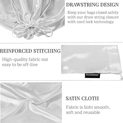 20 Pack Dust Bags for Purses and Handbags, Silk Dust Cover Storage Bags, Travel Storage Pouch Handbags for Purse Shoes Boots