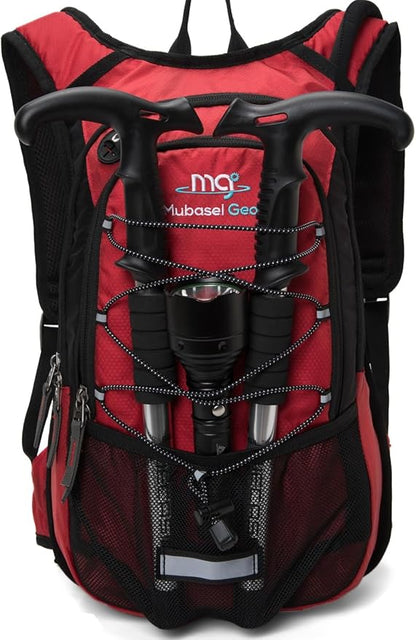 15L Insulated Hydration Backpack Pack with 2L Water Bladder Lightweight Hiking Backpack Bag for Women Men Daypack for Hiking Running Festival Camping Biking