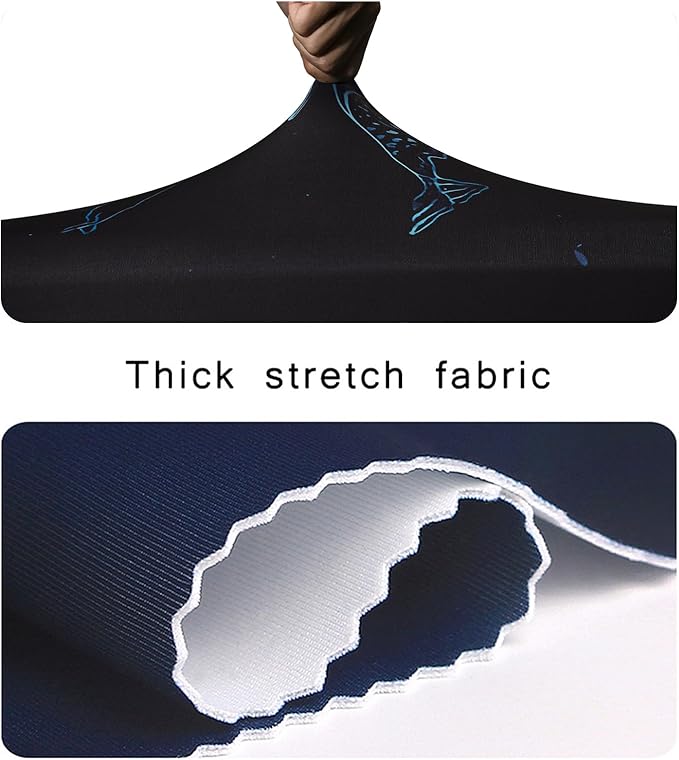 WUJIAONIAO Travel Luggage Cover Baggage Suitcase Cover Protector Skins 18-32 Inch (dolphin, XL (for 29-32 inch luggage))