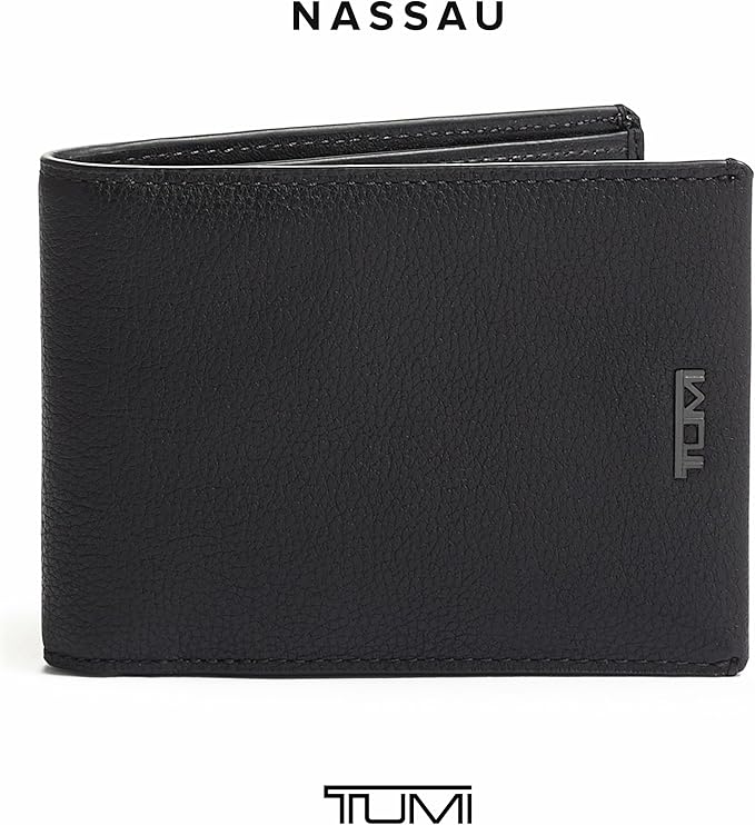 TUMI - Nassau Double Billfold Wallet - Men's Premium Leather Card Holder - RFID Protection