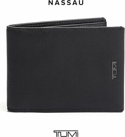 TUMI - Nassau Double Billfold Wallet - Men's Premium Leather Card Holder - RFID Protection
