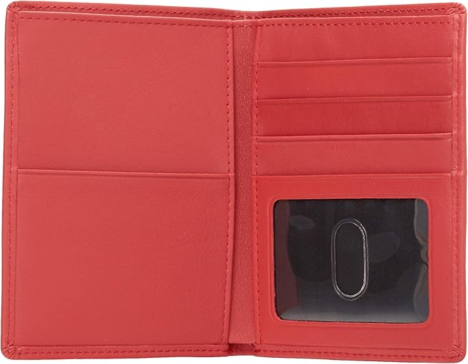 Royce Leather Rfid Blocking Bifold Passport Currency Travel Wallet Bi-Fold Wallet